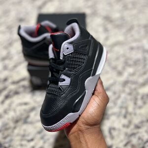Air Jordan 4 Retro “Bred Reimagined” size 10C & 10.5C